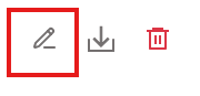 Case template edit button